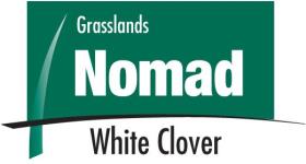 Nomad white clover logo